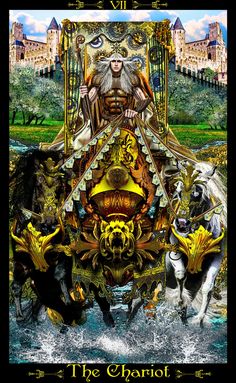 Carta de tarot VII El Carro- tarot diario si o no